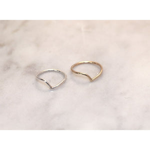 Thy rings by M of Copenhagen in flat lay on marble 
