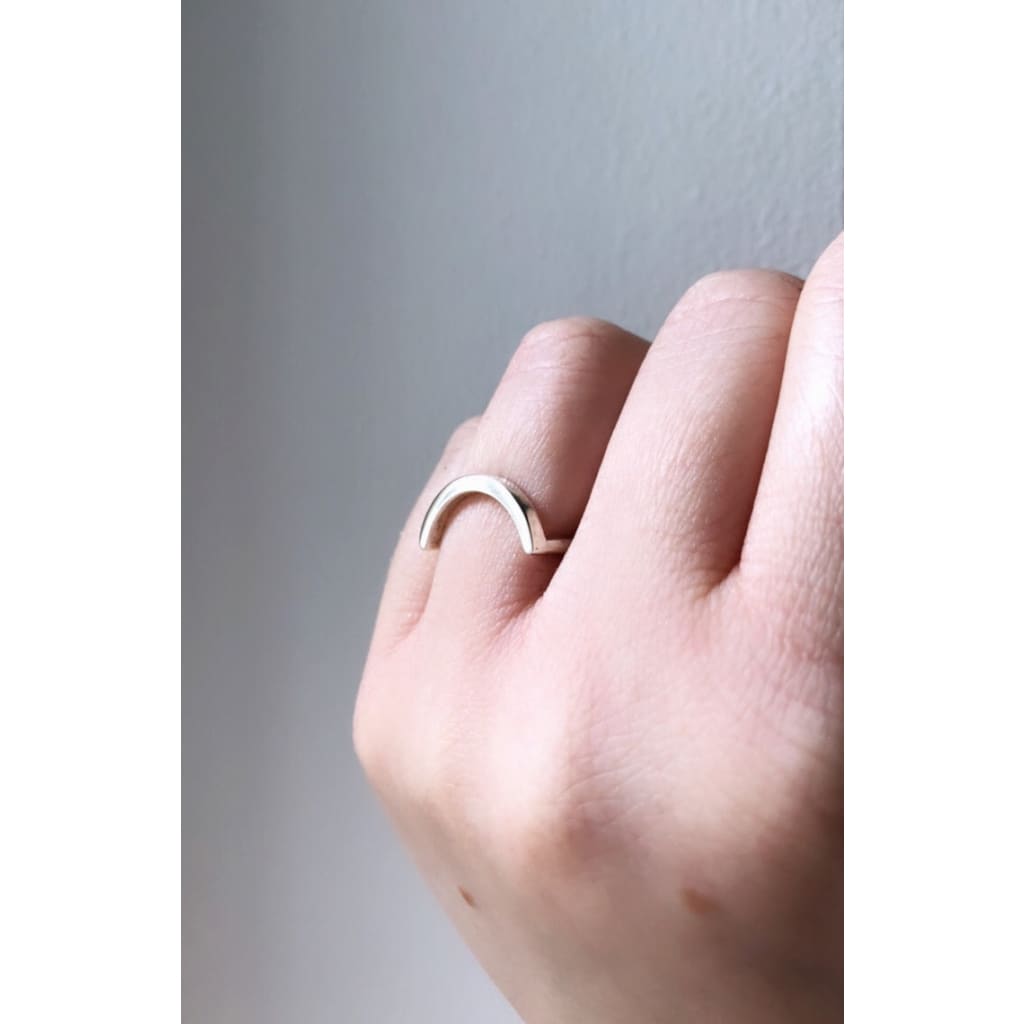 U on sale shaped ring