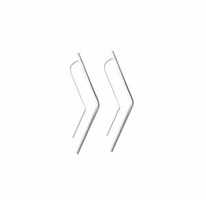 Vixen earrings by M of Copenhagen made with recycled silver